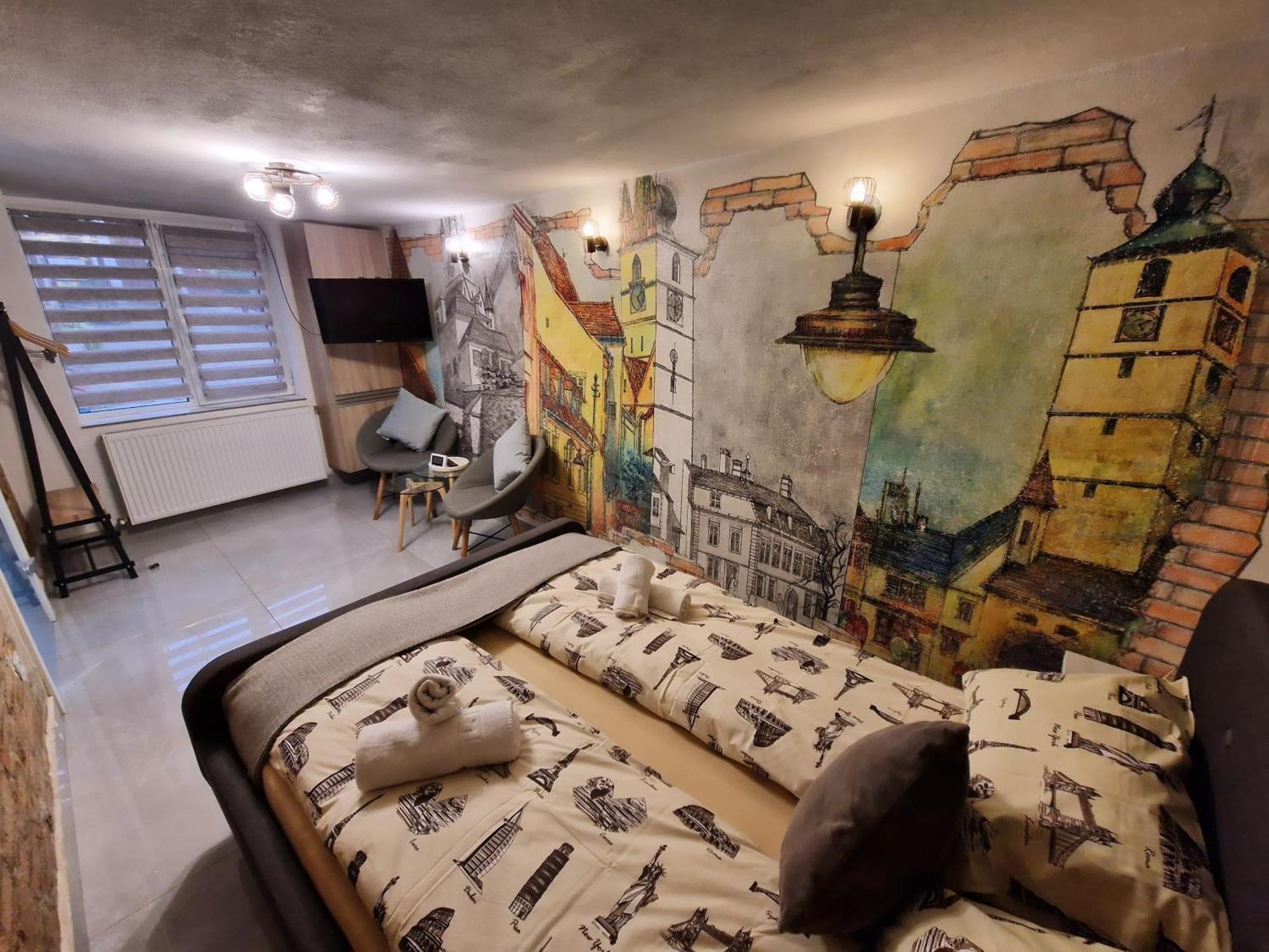 Old Town Studio Apartment Sibiu Exterior foto
